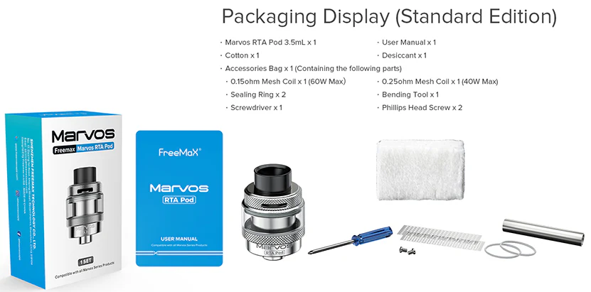 Freemax Marvos RTA Pod Tank 3.5ml - Image 5