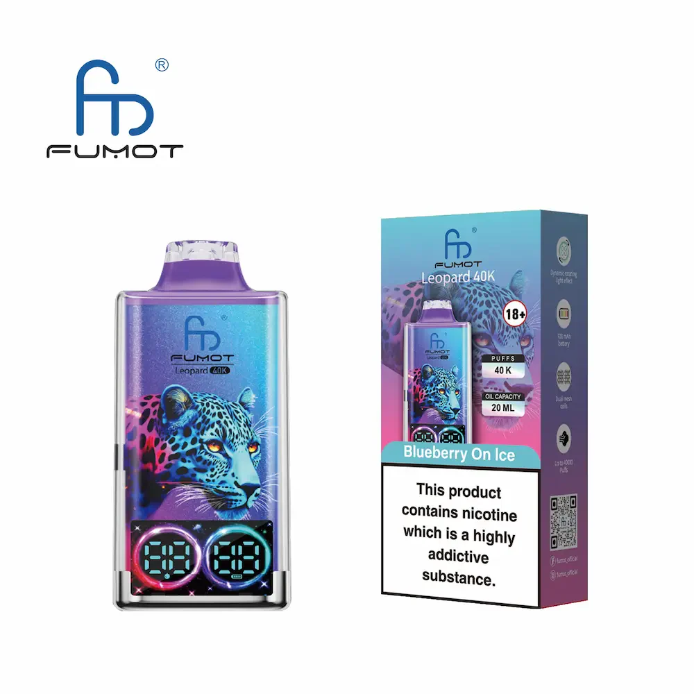 Fumot Leopard 40K Digital Display RGB Lights Einweg Kit (40000 Puffs) - 💥 Nehme 5 Zahle NUR 4! + Ab einem Einkauf von 100€ 2 Mystery Gratis💥 - Image 11