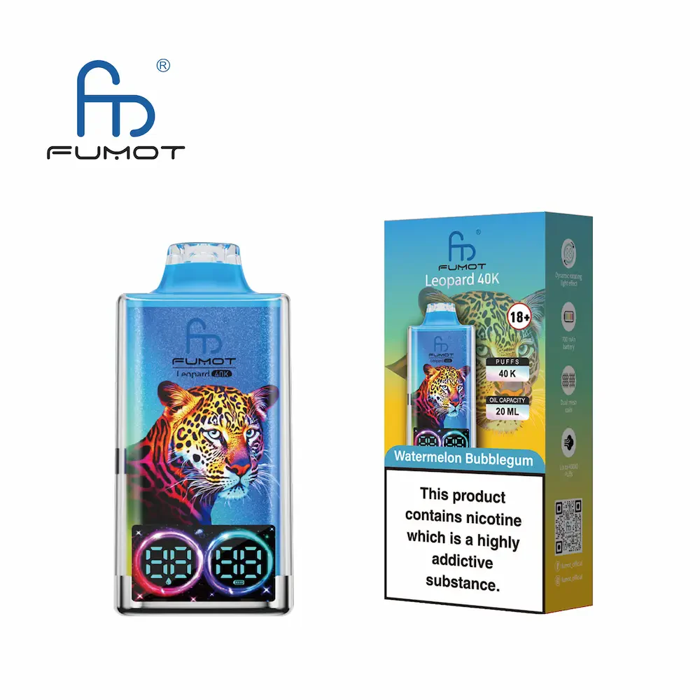 Fumot Leopard 40K Digital Display RGB Lights Einweg Kit (40000 Puffs) - 💥 Nehme 5 Zahle NUR 4! + Ab einem Einkauf von 100€ 2 Mystery Gratis💥 - Image 15