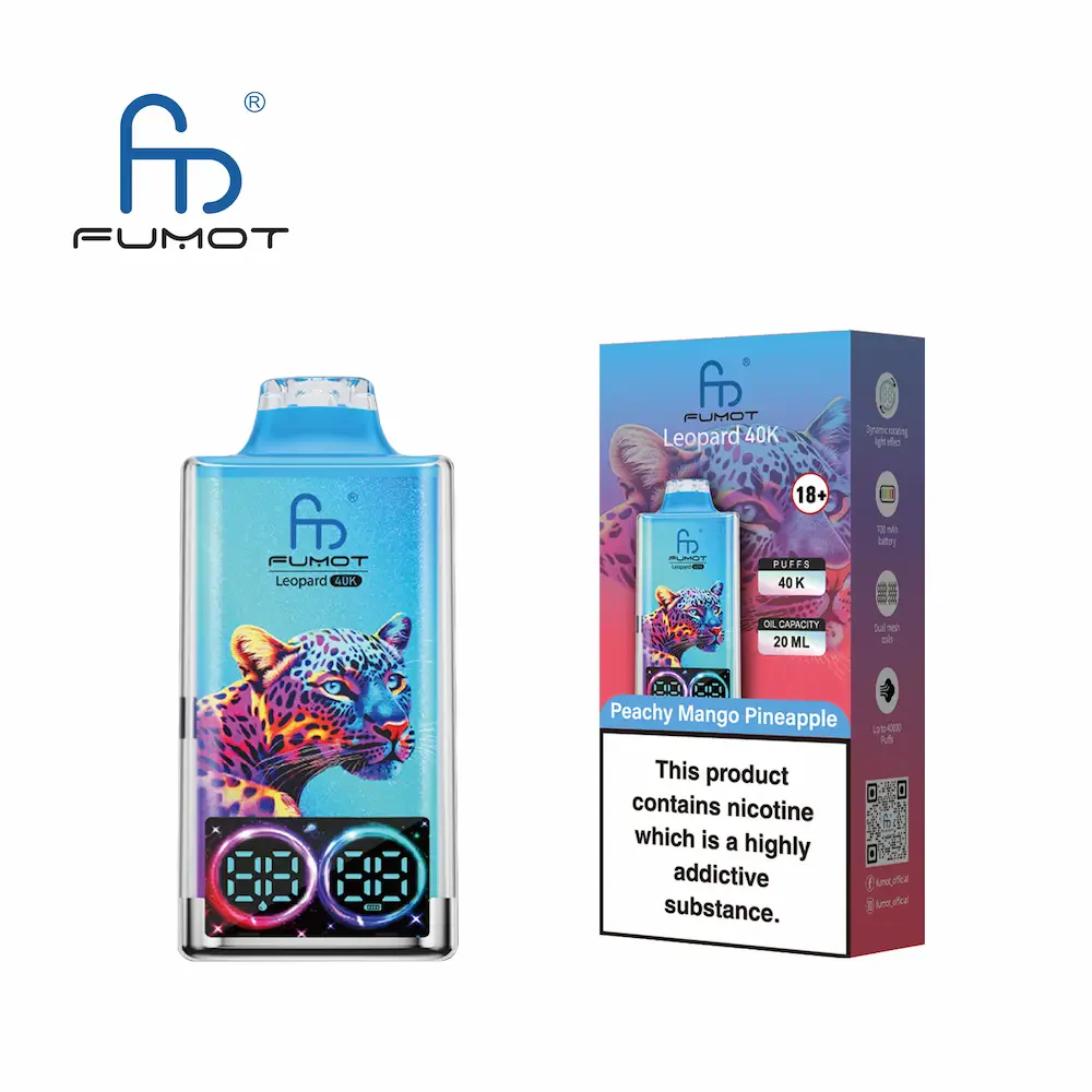 Fumot Leopard 40K Digital Display RGB Lights Einweg Kit (40000 Puffs) - 💥 Nehme 5 Zahle NUR 4! + Ab einem Einkauf von 100€ 2 Mystery Gratis💥 - Image 16