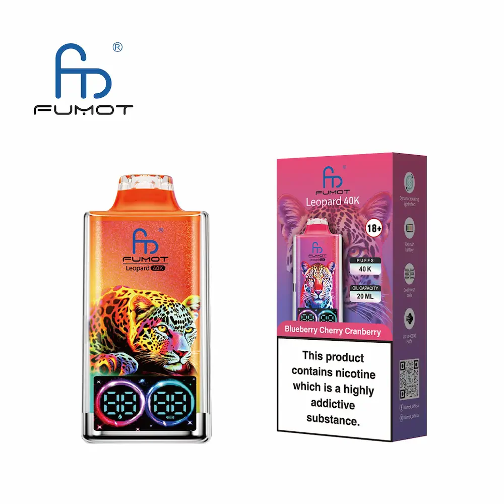 Fumot Leopard 40K Digital Display RGB Lights Einweg Kit (40000 Puffs) - 💥 Nehme 5 Zahle NUR 4! + Ab einem Einkauf von 100€ 2 Mystery Gratis💥 - Image 18