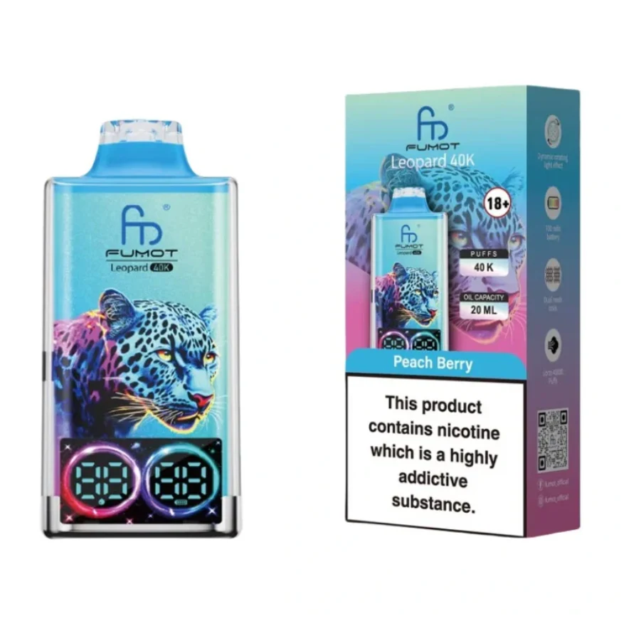 Fumot Leopard 40K Digital Display RGB Lights Einweg Kit (40000 Puffs) - 💥 Nehme 5 Zahle NUR 4! + Ab einem Einkauf von 100€ 2 Mystery Gratis💥 - Image 20