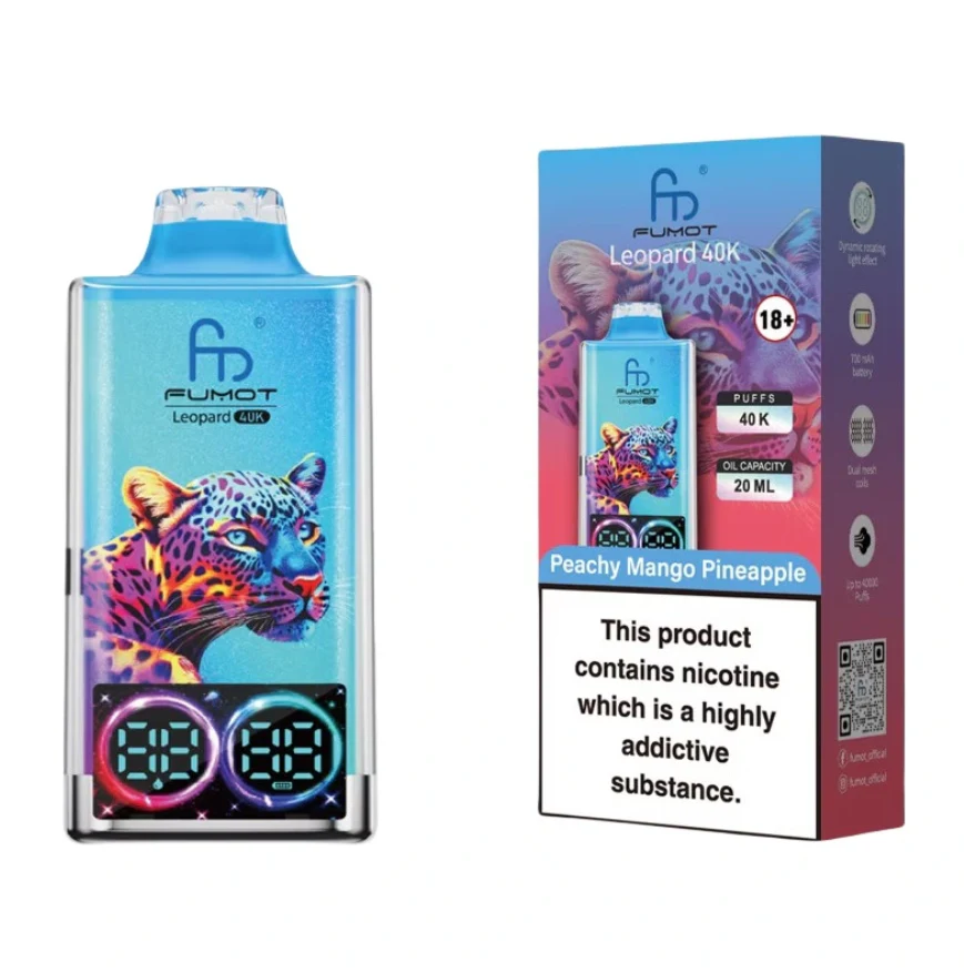 Fumot Leopard 40K Digital Display RGB Lights Einweg Kit (40000 Puffs) - 💥 Nehme 5 Zahle NUR 4! + Ab einem Einkauf von 100€ 2 Mystery Gratis💥 - Image 21