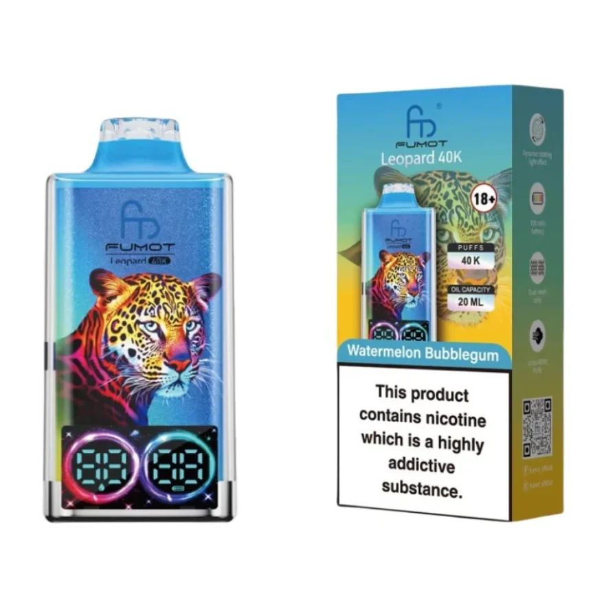 Fumot Leopard 40K Digital Display RGB Lights Einweg Kit (40000 Puffs) - 💥 Nehme 5 Zahle NUR 4! + Ab einem Einkauf von 100€ 2 Mystery Gratis💥 - Image 24
