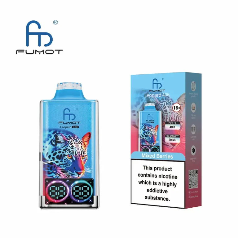 Fumot Leopard 40K Digital Display RGB Lights Einweg Kit (40000 Puffs) - 💥 Nehme 5 Zahle NUR 4! + Ab einem Einkauf von 100€ 2 Mystery Gratis💥 - Image 4