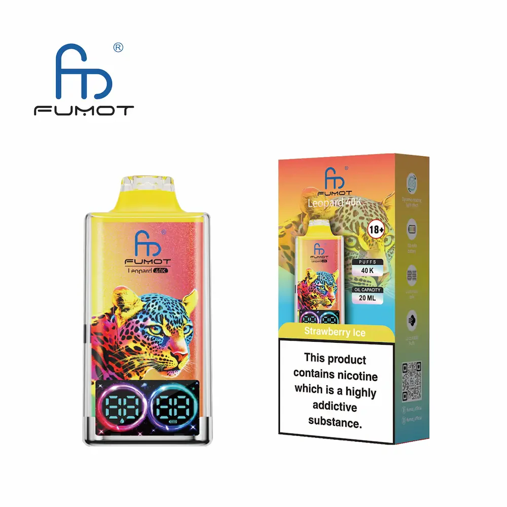 Fumot Leopard 40K Digital Display RGB Lights Einweg Kit (40000 Puffs) - 💥 Nehme 5 Zahle NUR 4! + Ab einem Einkauf von 100€ 2 Mystery Gratis💥 - Image 7