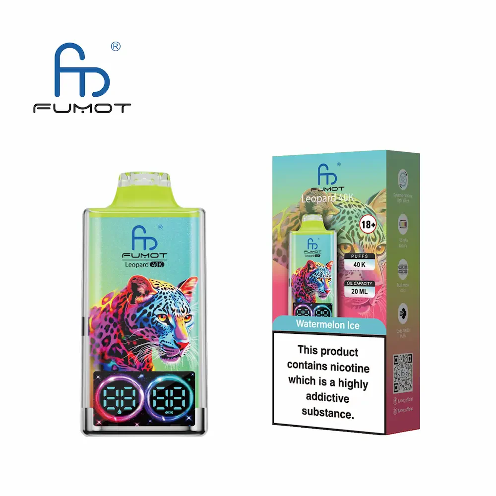 Fumot Leopard 40K Digital Display RGB Lights Einweg Kit (40000 Puffs) - 💥 Nehme 5 Zahle NUR 4! + Ab einem Einkauf von 100€ 2 Mystery Gratis💥 - Image 8