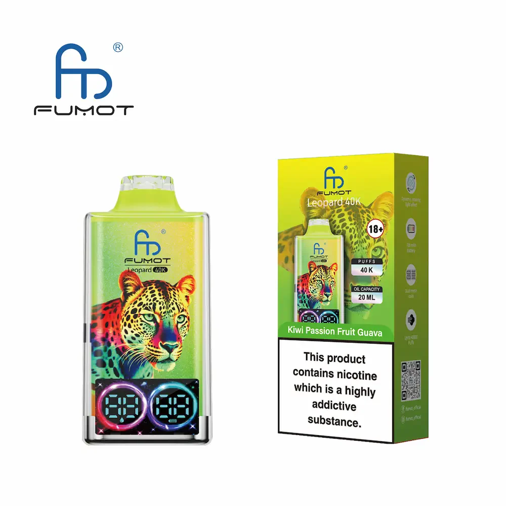 Fumot Leopard 40K Digital Display RGB Lights Einweg Kit (40000 Puffs) - 💥 Nehme 5 Zahle NUR 4! + Ab einem Einkauf von 100€ 2 Mystery Gratis💥 - Image 9