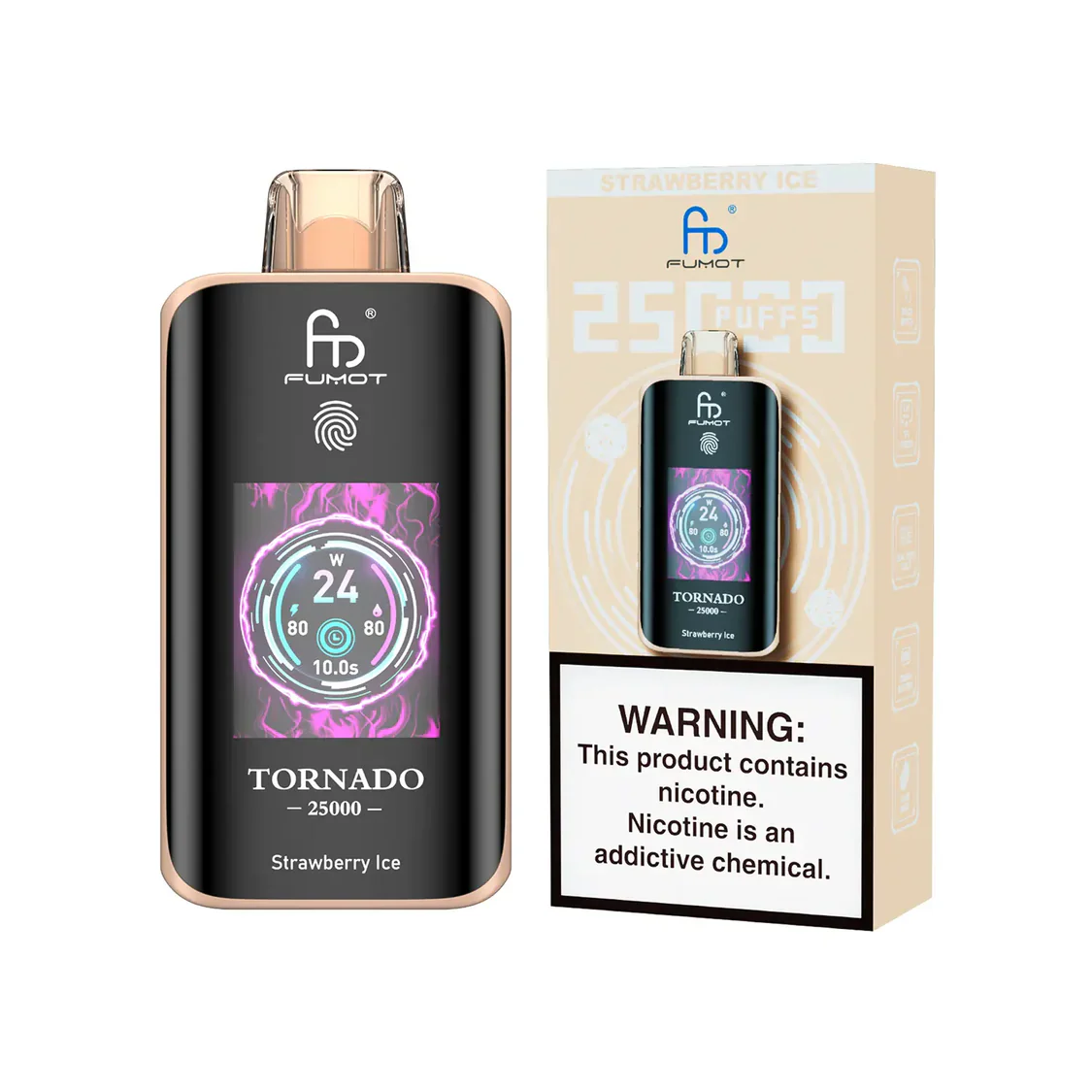 [Clearance Sale] Fumot Randm Tornado 25000 Puff Wiederaufladbares Einweg Kit (Touch Switch) - 📢EXKLUSIVES ANGEBOT - Nehme 4 Zahle NUR 3! + Ab einem Einkauf von 120€ 1 Mystery Vapes Gratis + Kostenloser Versand 📢 - Image 9