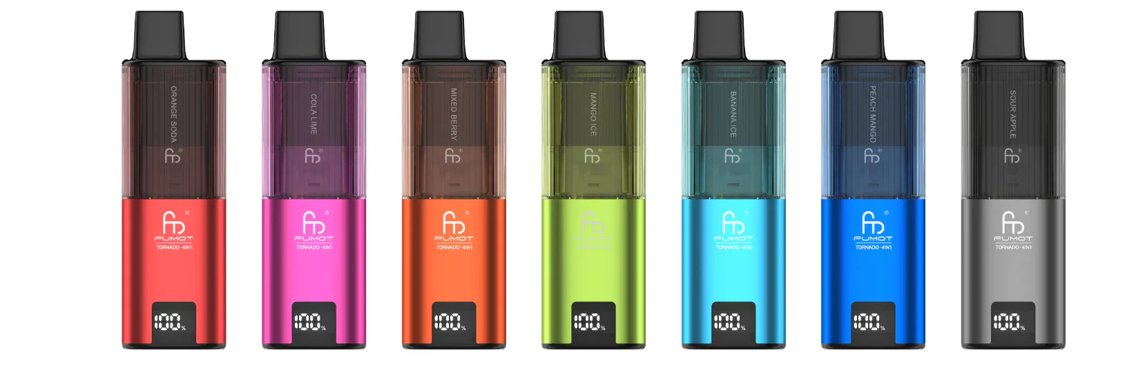 Fumot Tornado 4in1 Wiederaufladbares TPD Vape Kit - Image 2