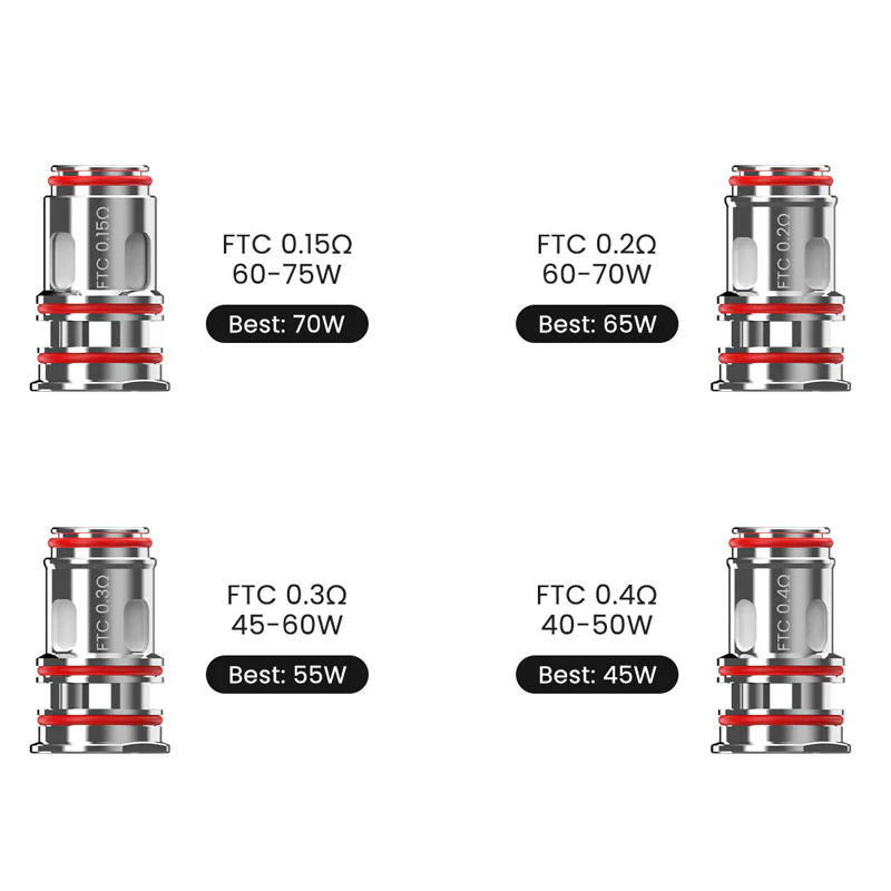 Fumytech FTC Coil für Gotank, Dragon Ball Verdampfer (4 Stück/Packung) - Image 2