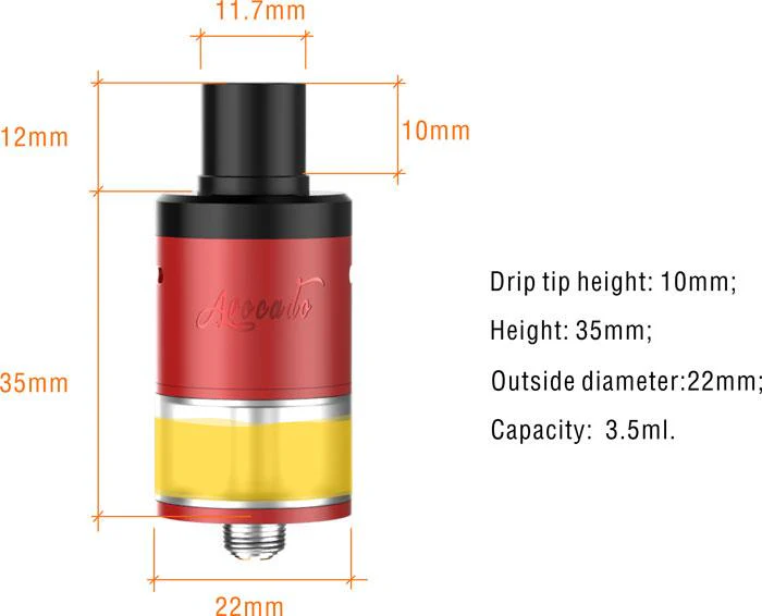 Geekvape Avocado 22 RDTA Tank Verdampfer Special Edition - 3,5ml - Image 7