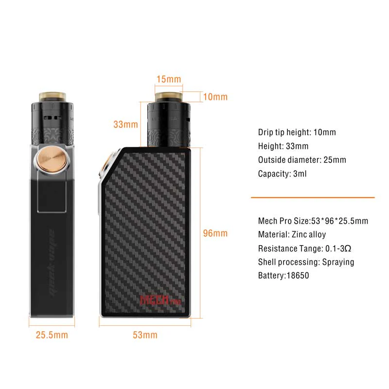 Geekvape Mech Pro Kit mit Medusa RDTA - Image 12