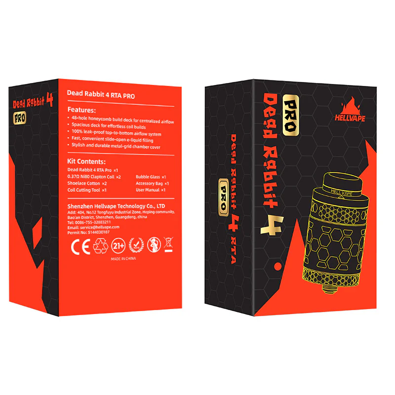 Hellvape Dead Rabbit 4 RTA Pro Verdampfer 5,5 ml - Image 3