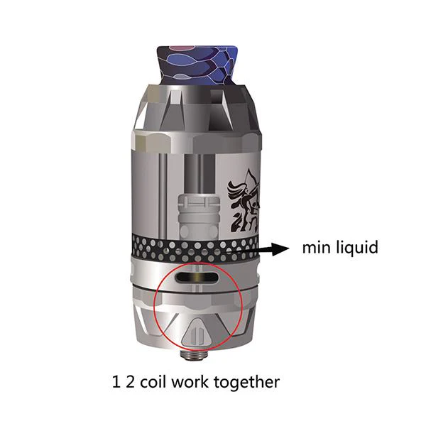 HENGLING Qtank Dual Flavor Sub Ohm Tank Verdampfer - 5ml - Image 6