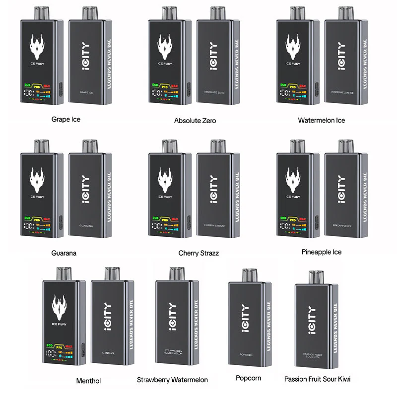 iCity ICE FURY 40K Einweg Kit 900 mAh 26ml (40000 Puffs) - Image 2