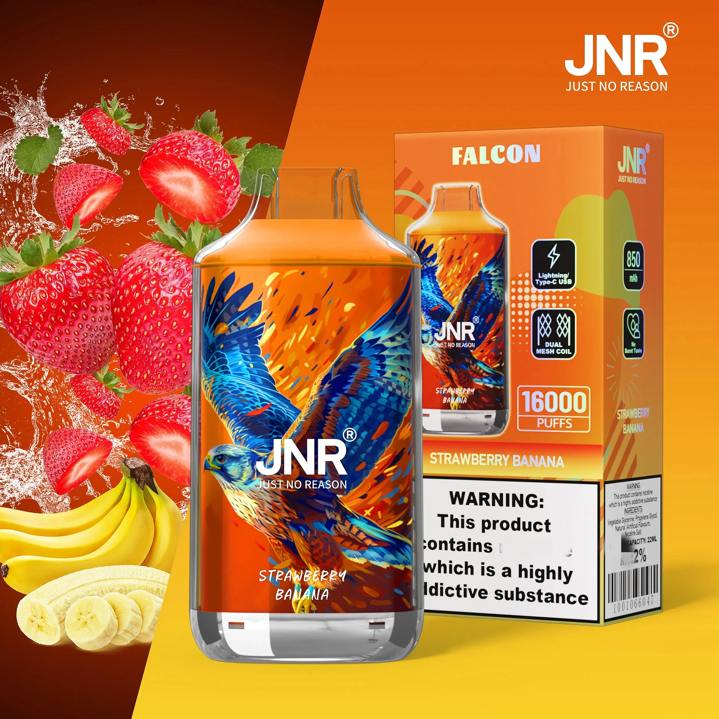 [Clearance Sale] JNR Falcon 16000 Puffs Einweg Kit- 💥 Nehme 5 Zahle NUR 4! + Ab einem Einkauf von 100€ 2 Mystery Gratis💥 - Image 10