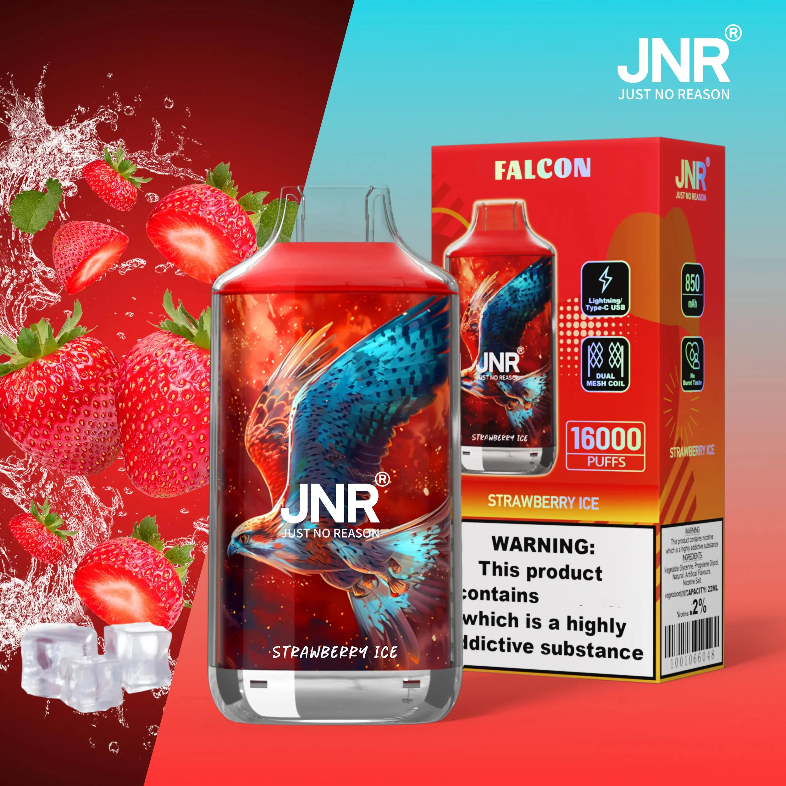 [Clearance Sale] JNR Falcon 16000 Puffs Einweg Kit- 💥 Nehme 5 Zahle NUR 4! + Ab einem Einkauf von 100€ 2 Mystery Gratis💥 - Image 11