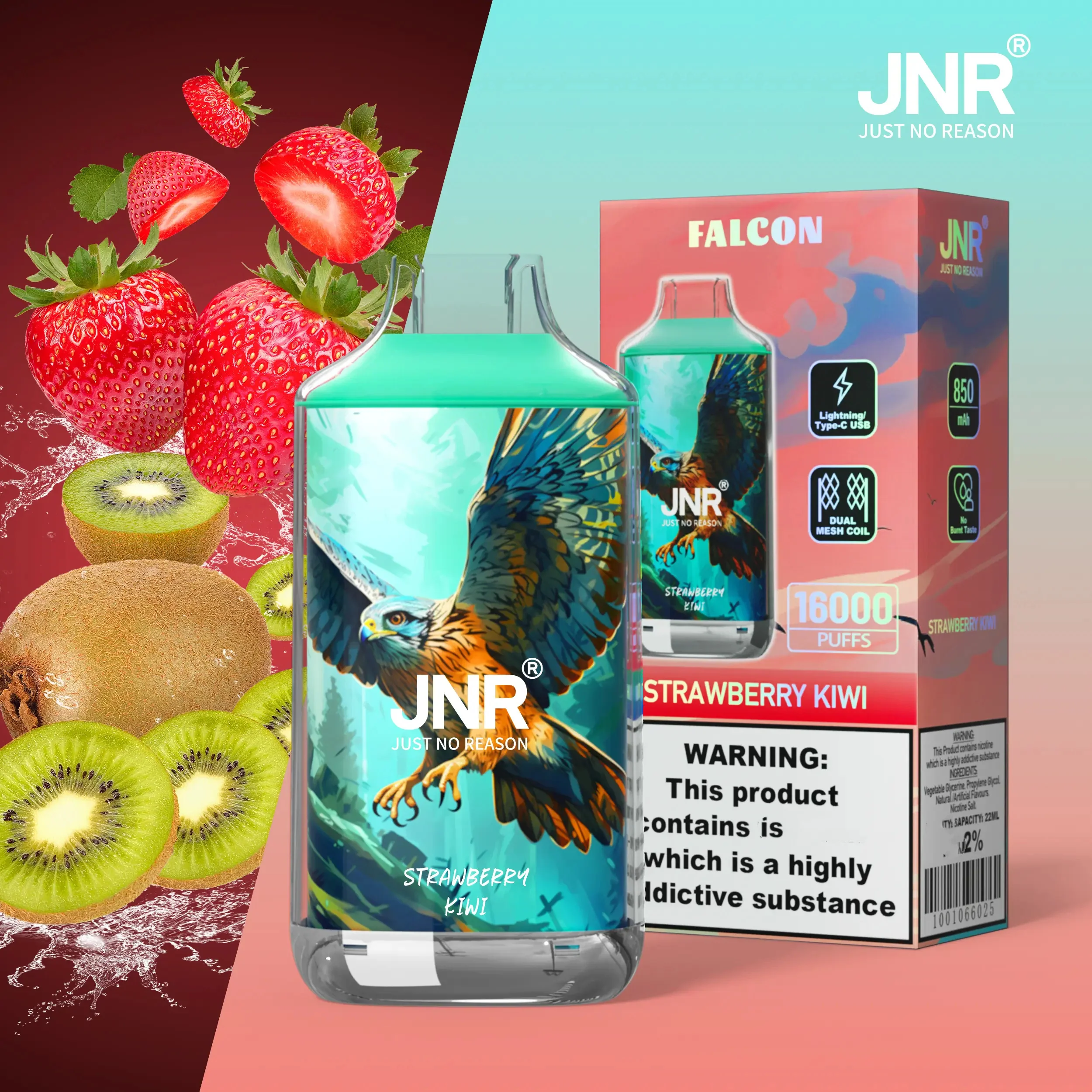 [Clearance Sale] JNR Falcon 16000 Puffs Einweg Kit- 💥 Nehme 5 Zahle NUR 4! + Ab einem Einkauf von 100€ 2 Mystery Gratis💥 - Image 12