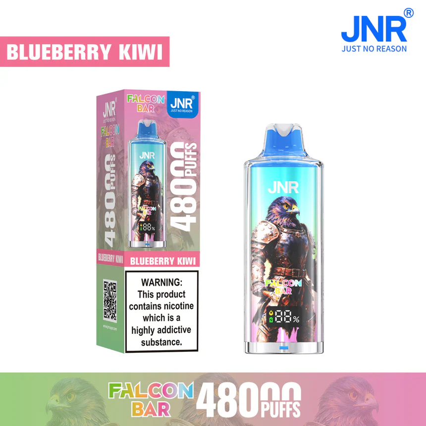 JNR Falcon Bar 48000 Puffs Wiederaufladbares Einweg Kit - 💥 Nehme 5 Zahle NUR 4! + Ab einem Einkauf von 100€ 2 Mystery Gratis💥 - Image 4