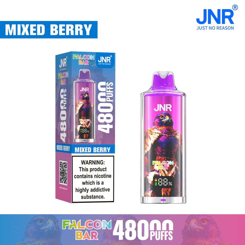 JNR Falcon Bar 48000 Puffs Wiederaufladbares Einweg Kit - 💥 Nehme 5 Zahle NUR 4! + Ab einem Einkauf von 100€ 2 Mystery Gratis💥 - Image 6