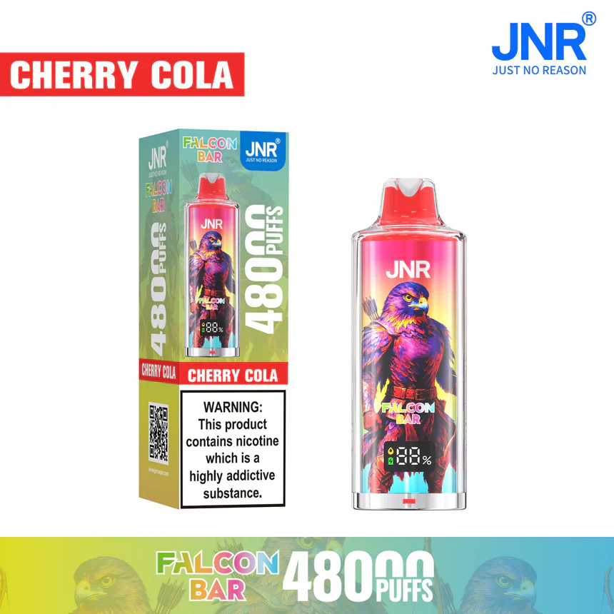 JNR Falcon Bar 48000 Puffs Wiederaufladbares Einweg Kit - 💥 Nehme 5 Zahle NUR 4! + Ab einem Einkauf von 100€ 2 Mystery Gratis💥 - Image 8