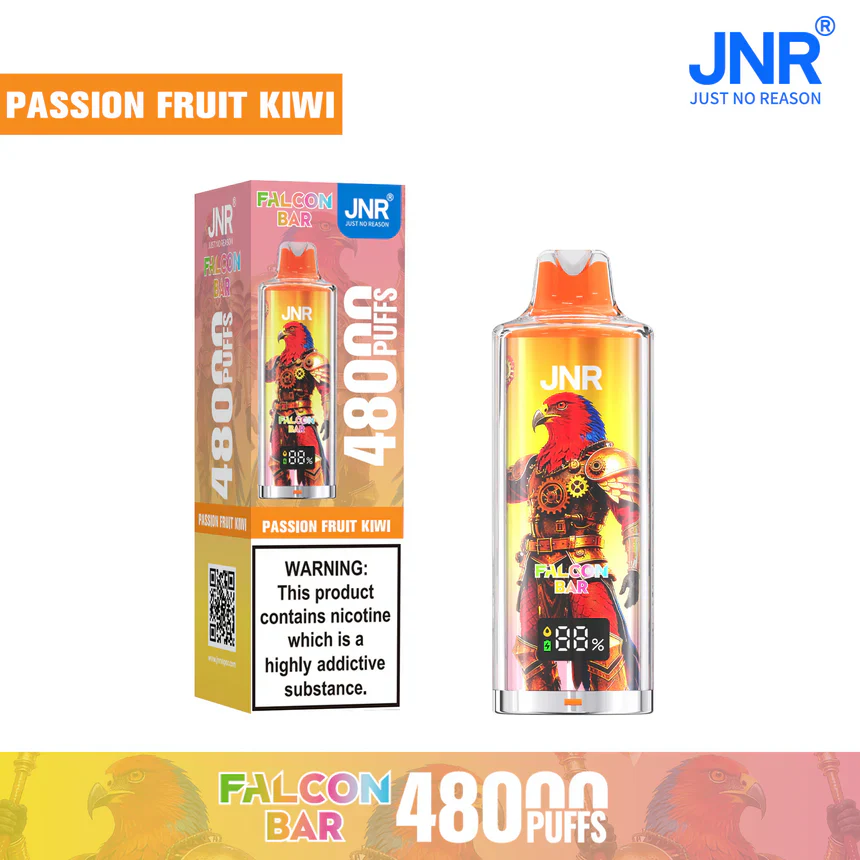 JNR Falcon Bar 48000 Puffs Wiederaufladbares Einweg Kit - 💥 Nehme 5 Zahle NUR 4! + Ab einem Einkauf von 100€ 2 Mystery Gratis💥 - Image 9