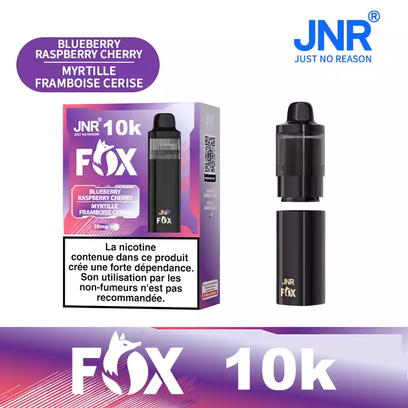 JNR Fox 10000 Puffs Vorgefülltes Einweg Kit- 💥 Nehme 5 Zahle NUR 4! + Ab einem Einkauf von 100€ 2 Mystery Gratis💥 - Image 7
