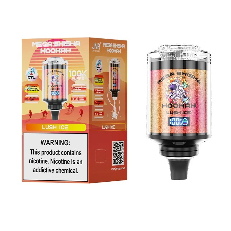 JNR Mega Shisha Hookah 100K Wiederaufladbares Einweg Kit 60ml - 💥 Nehme 4 Zahle NUR 3! + Ab einem Einkauf von 100€ 2 Mystery Gratis💥 - Image 10