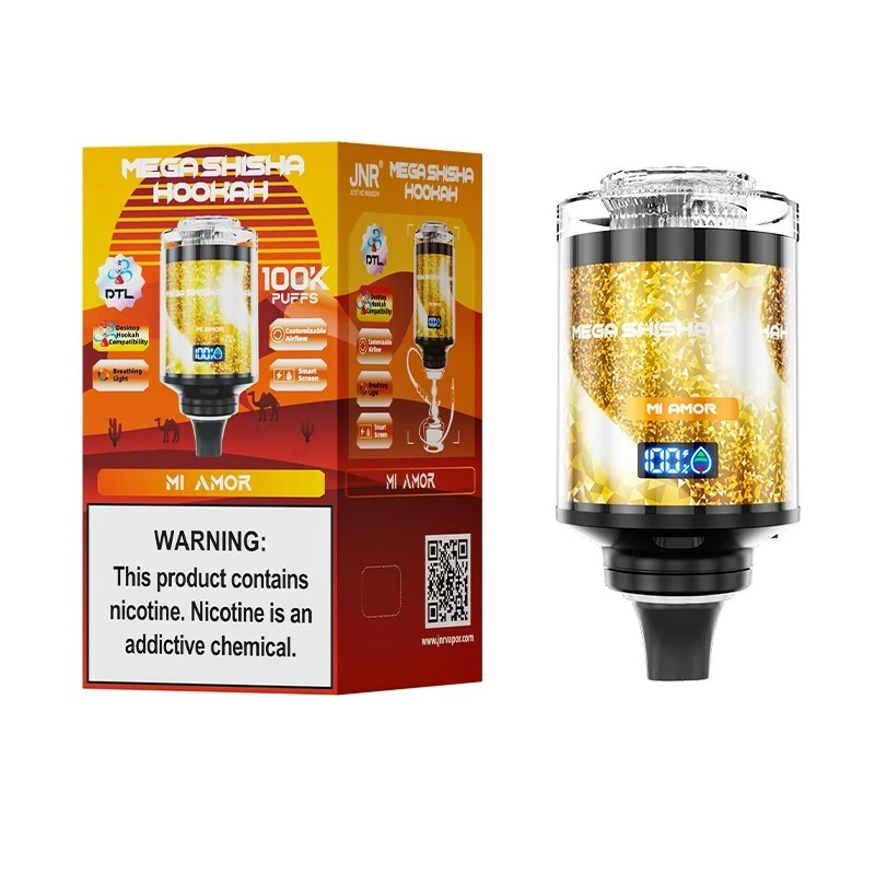 JNR Mega Shisha Hookah 100K Wiederaufladbares Einweg Kit 60ml - 💥 Nehme 4 Zahle NUR 3! + Ab einem Einkauf von 100€ 2 Mystery Gratis💥 - Image 12