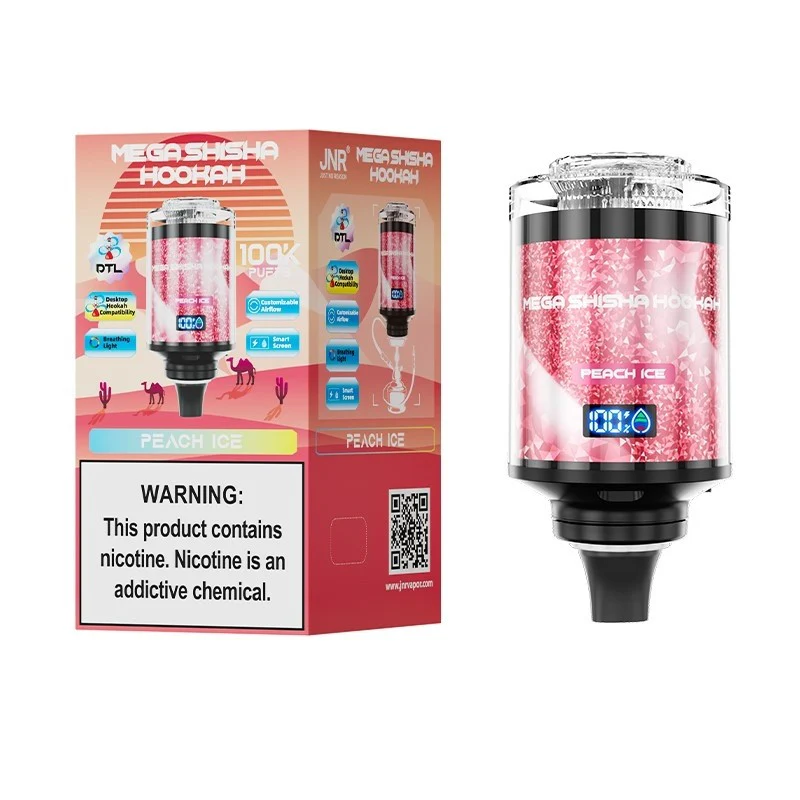 JNR Mega Shisha Hookah 100K Wiederaufladbares Einweg Kit 60ml - 💥 Nehme 4 Zahle NUR 3! + Ab einem Einkauf von 100€ 2 Mystery Gratis💥 - Image 13