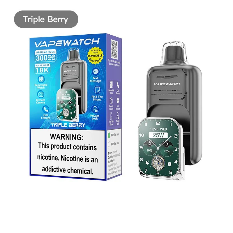 JNR VapeWatch Removable Screen 30K Einweg Kit (30000 Puffs) - 💥 BLACK Friday WEEK - Nehme 4 Zahle NUR 3! + Ab einem Einkauf von 100€ 1 Mystery Vapes Gratis + Ab einem Einkauf von 150€ 2 Mystery Vapes Gratis 💥 - Image 10