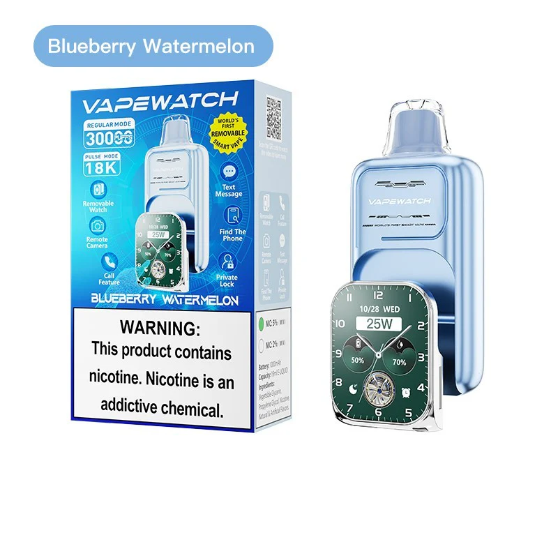JNR VapeWatch Removable Screen 30K Einweg Kit (30000 Puffs) - 💥 BLACK Friday WEEK - Nehme 4 Zahle NUR 3! + Ab einem Einkauf von 100€ 1 Mystery Vapes Gratis + Ab einem Einkauf von 150€ 2 Mystery Vapes Gratis 💥 - Image 2