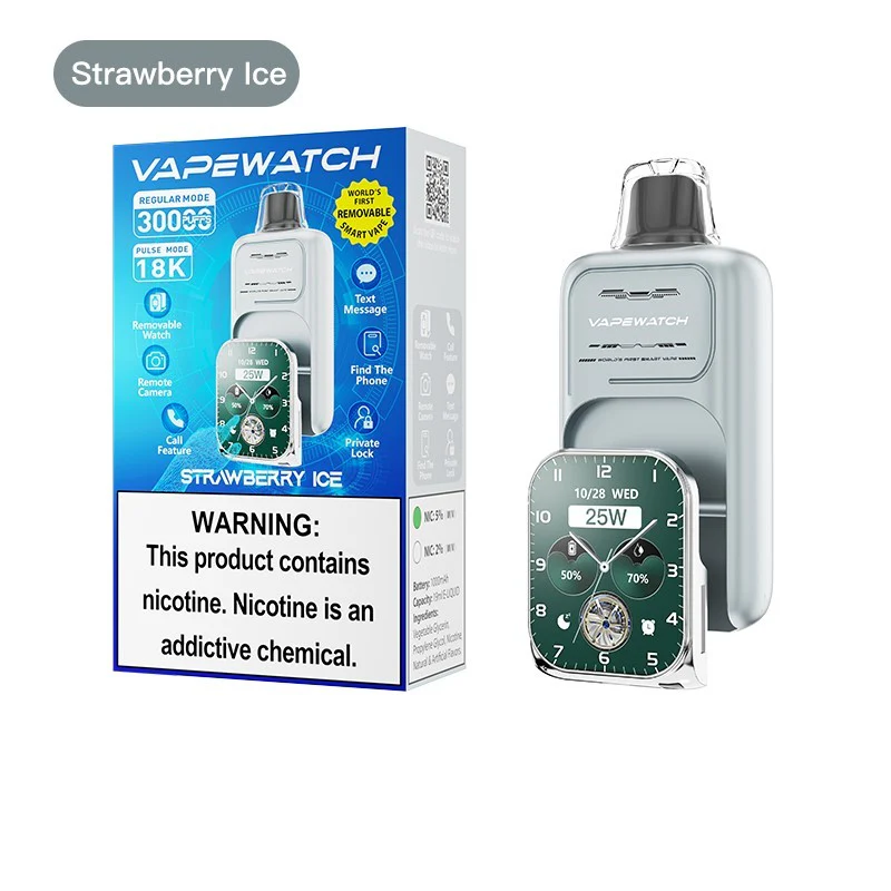 JNR VapeWatch Removable Screen 30K Einweg Kit (30000 Puffs) - 💥 BLACK Friday WEEK - Nehme 4 Zahle NUR 3! + Ab einem Einkauf von 100€ 1 Mystery Vapes Gratis + Ab einem Einkauf von 150€ 2 Mystery Vapes Gratis 💥 - Image 9