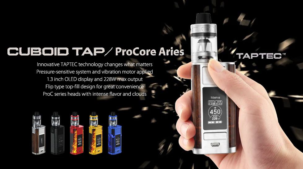Joyetech CUBOID TAP 228W TC Box Mod Akkuträger - Image 41