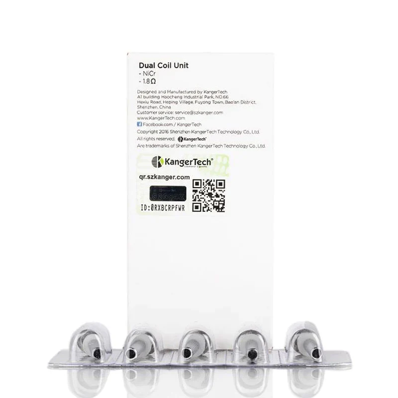 Kanger Ersatz New Dual Coil 5 Stück/Packung - Image 2