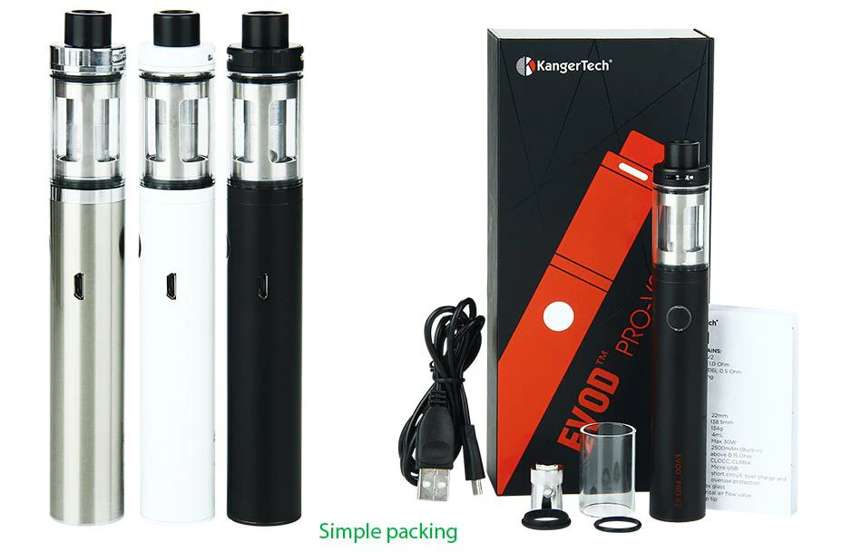 KangerTech EVOD PRO V2 Starter Kit Starterset - 4,0ml & 2500mAh - Image 8