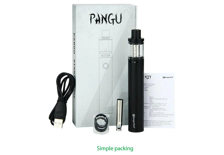KangerTech PANGU Starter Kit Starterset - 3,5ml & 2500mAh - Image 7