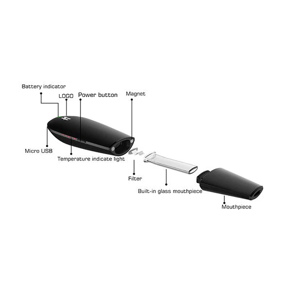 Kingtons BLK Black Mamba Ersatzglas Tube 1 Stück/Packung - Image 2
