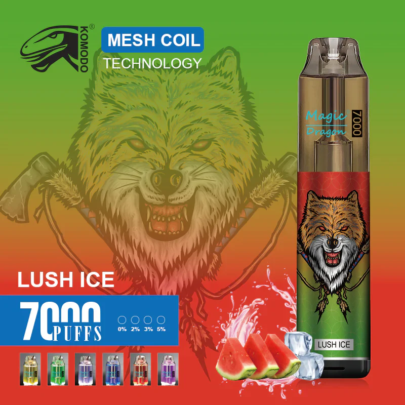 Komodo Magic Dragon 7000 Puffs Wiederaufladbares Einweg Disposable Kit 16 ml (10 Stück/Packung) - Image 11
