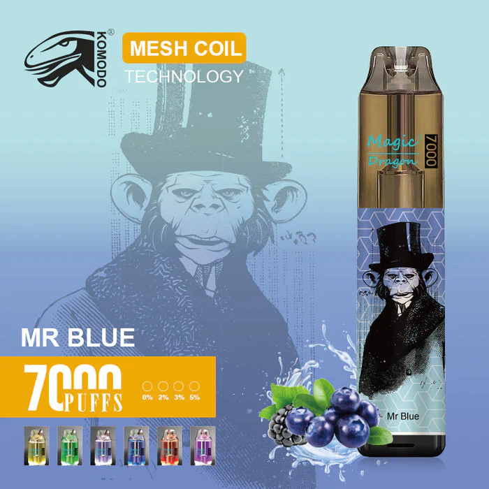 Komodo Magic Dragon 7000 Puffs Wiederaufladbares Einweg Disposable Kit 16 ml (10 Stück/Packung) - Image 17
