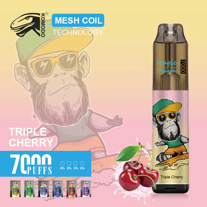 Komodo Magic Dragon 7000 Puffs Wiederaufladbares Einweg Disposable Kit 16 ml (10 Stück/Packung) - Image 20