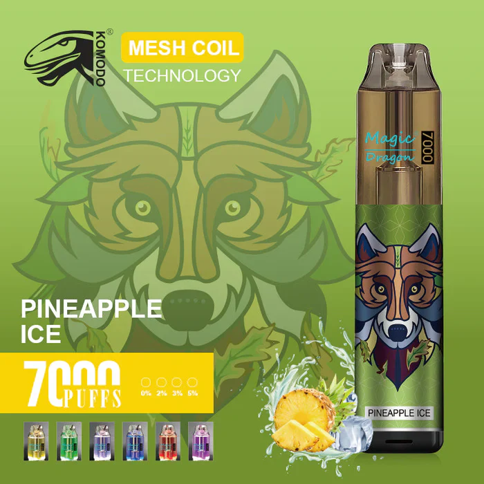 Komodo Magic Dragon 7000 Puffs Wiederaufladbares Einweg Disposable Kit 16 ml (10 Stück/Packung) - Image 25