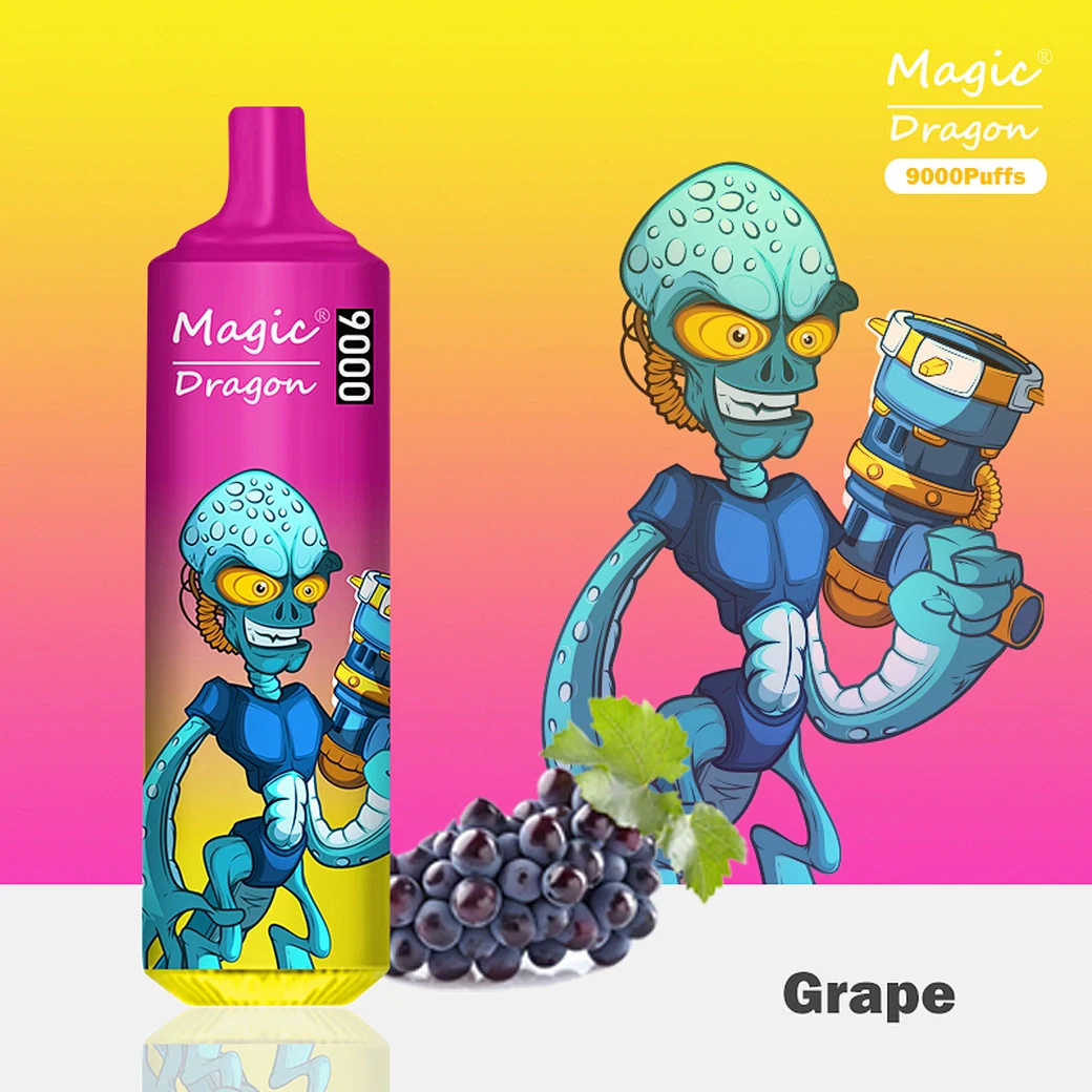Komodo Magic Dragon 9000 Puffs Wiederaufladbares Einweg Disposable Kit 18 ml (10 Stück/Packung) - Image 5