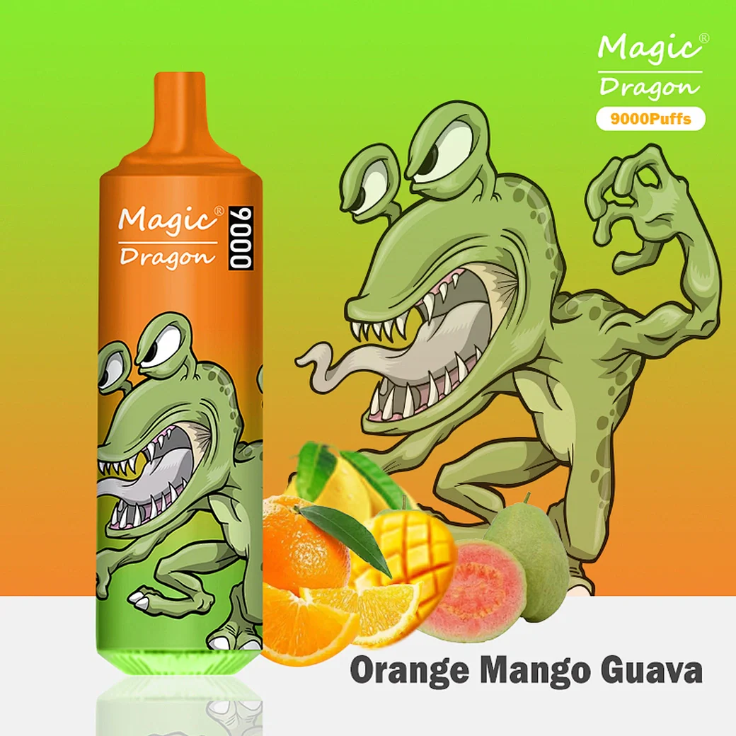 Komodo Magic Dragon 9000 Puffs Wiederaufladbares Einweg Disposable Kit 18 ml (10 Stück/Packung) - Image 7