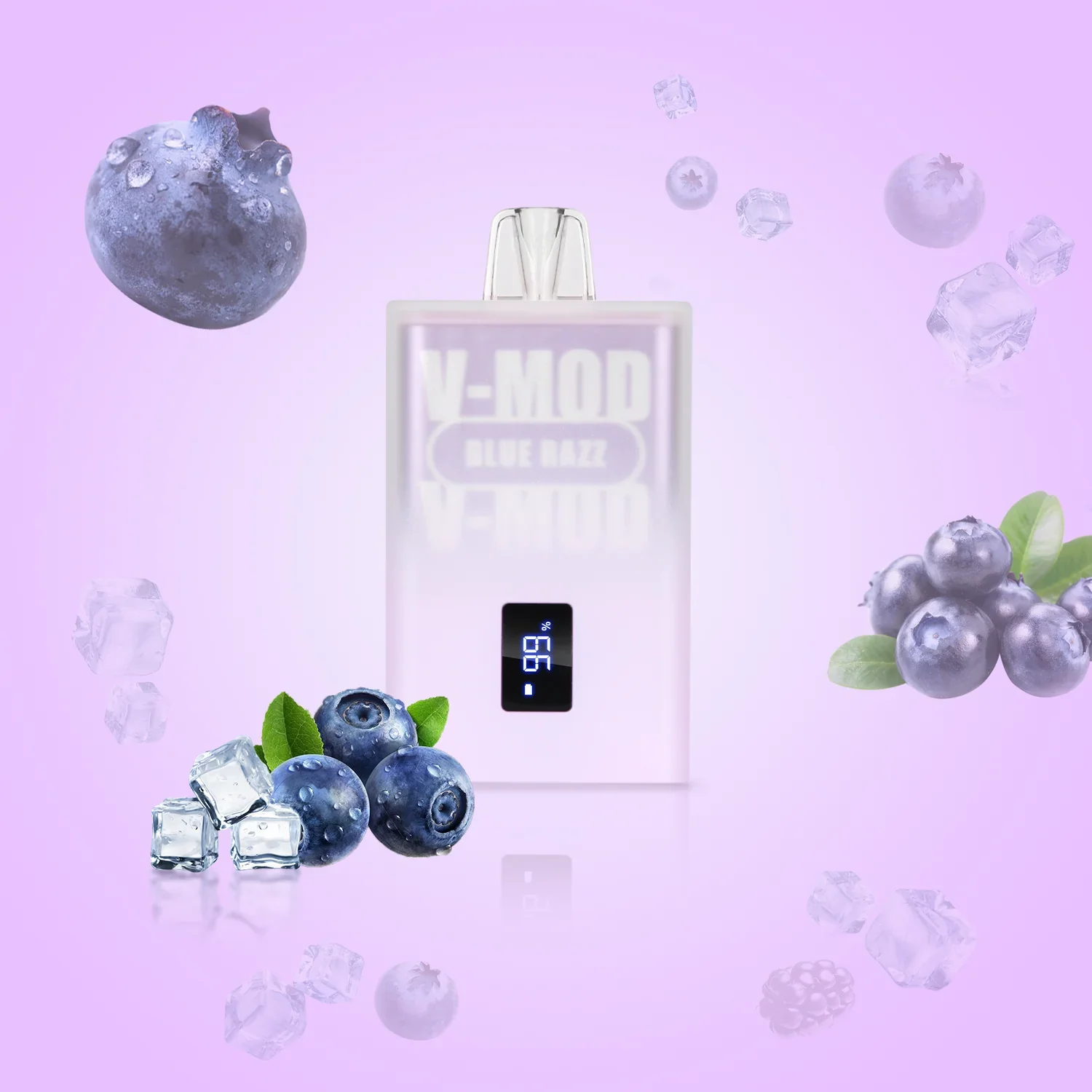 Komodo Vmod 12000 Puffs Wiederaufladbares Einweg Disposable Kit 500mAh (10 Stück/Packung) - Image 2