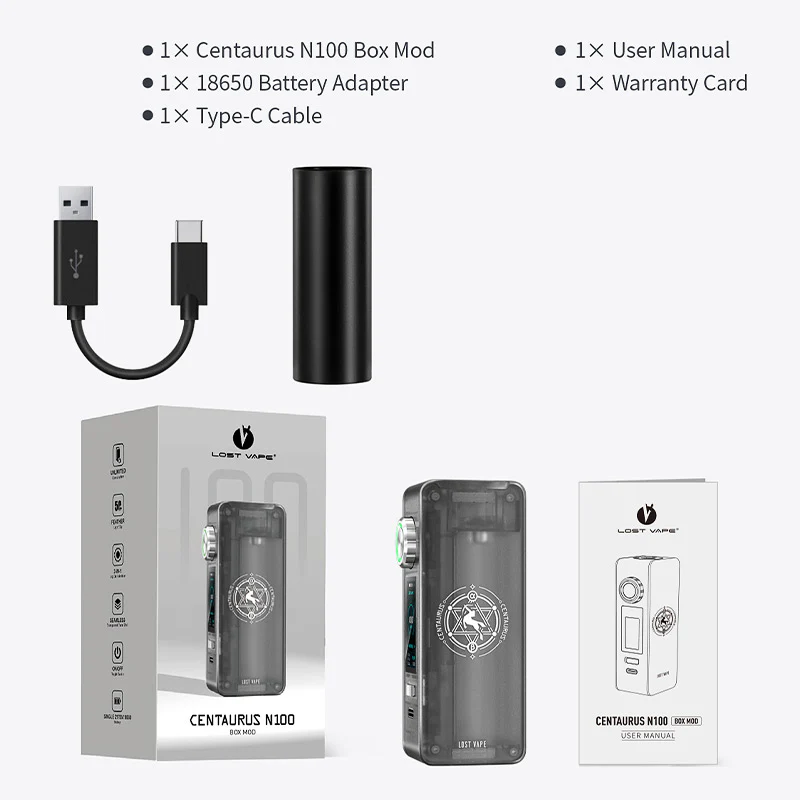 Lost Vape Centaurus N100 Box Mod Akkuträger - Image 3