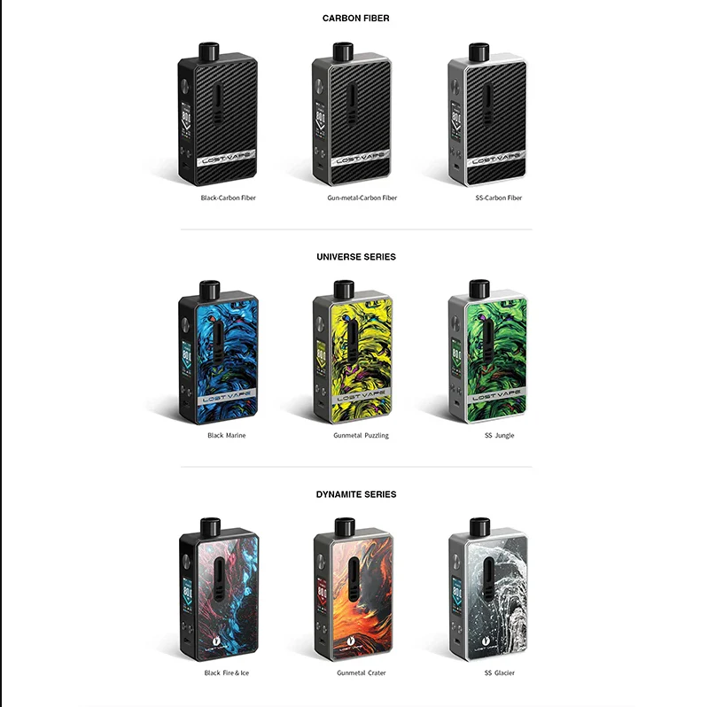 Lost Vape Gemini Hybrid Pod Mod Kit 80W - Image 2