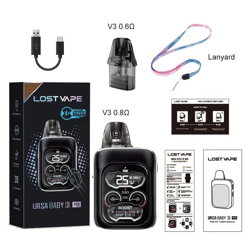 Lost Vape Ursa Baby 3 Pro Pod Kit 1300mAh - Image 3