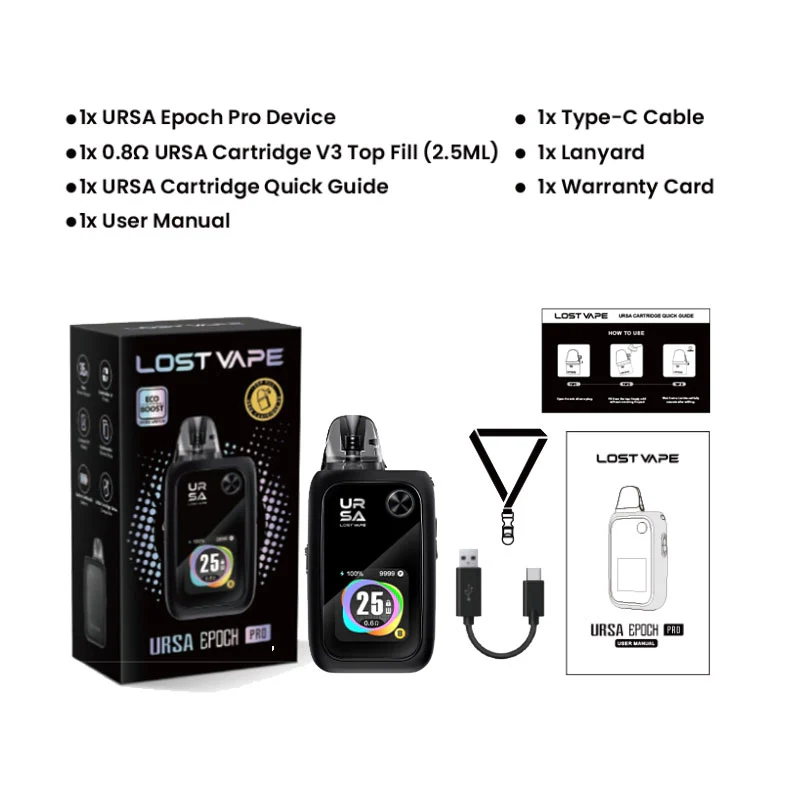 Lost Vape Ursa Epoch Pro Pod Kit 1400mAh - Image 5